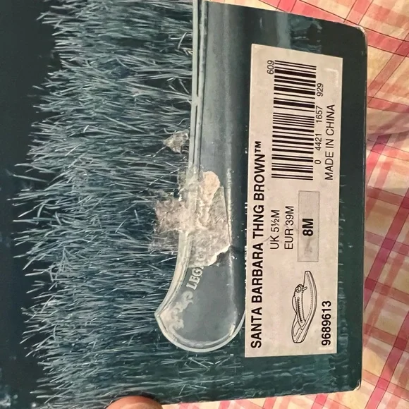 Sperry leather flip flops size 8 - Picture 5 of 5